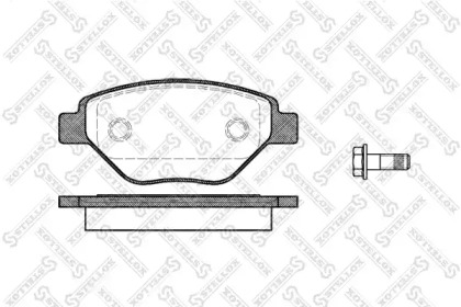 Комплект тормозных колодок 988 000L-SX STELLOX